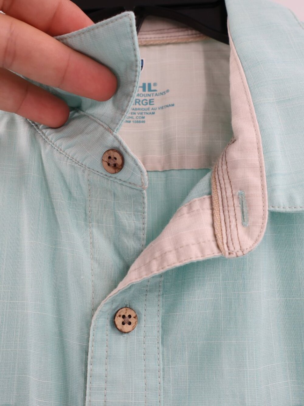 Kuhl Karib Shirt Mens XL Short Sleeve Button Performance Lightweight Hiking - Picture 3 of 11